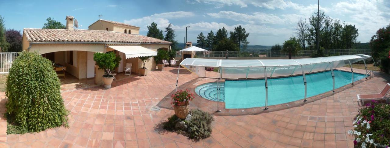 Villa Lazuel, Piscine Privative Chauffee, Vue Panoramique Et Jardin Clos Aubenas Zewnętrze zdjęcie